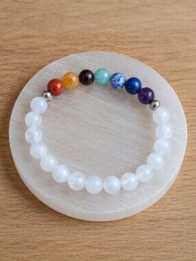 Chakra Gemstone Stretch Bracelet | Handmade